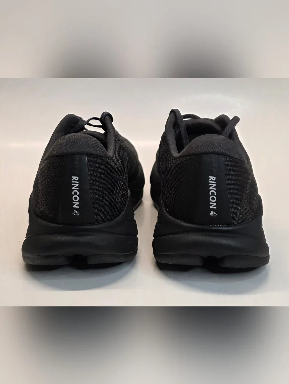 New  HOKA One One Rincon 4 Sneakers Shoes Triple Black  Running Men's Size 11.5D